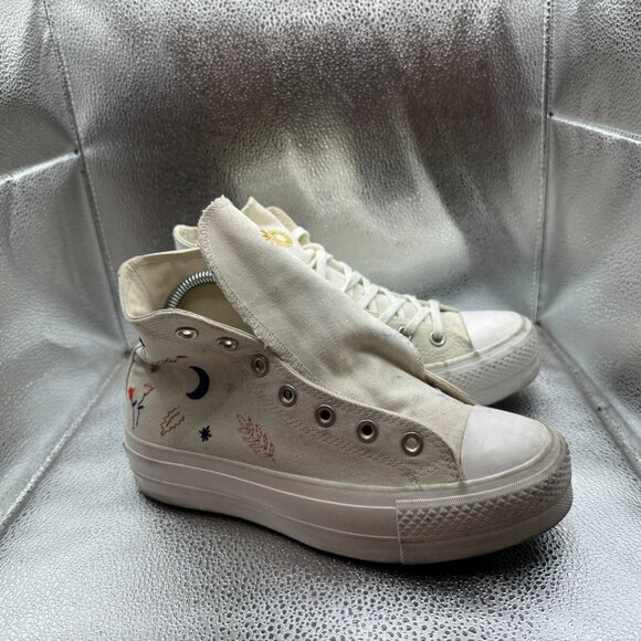 Size‎ 7.5 Converse Chuck Star It's Okay To Wander Womens Platform Shoes 571086C - Picture 5 of 9